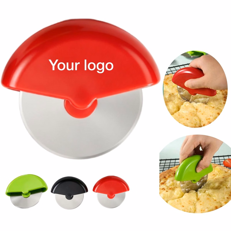 Three-Color Solid Pizza Wheel Slicer