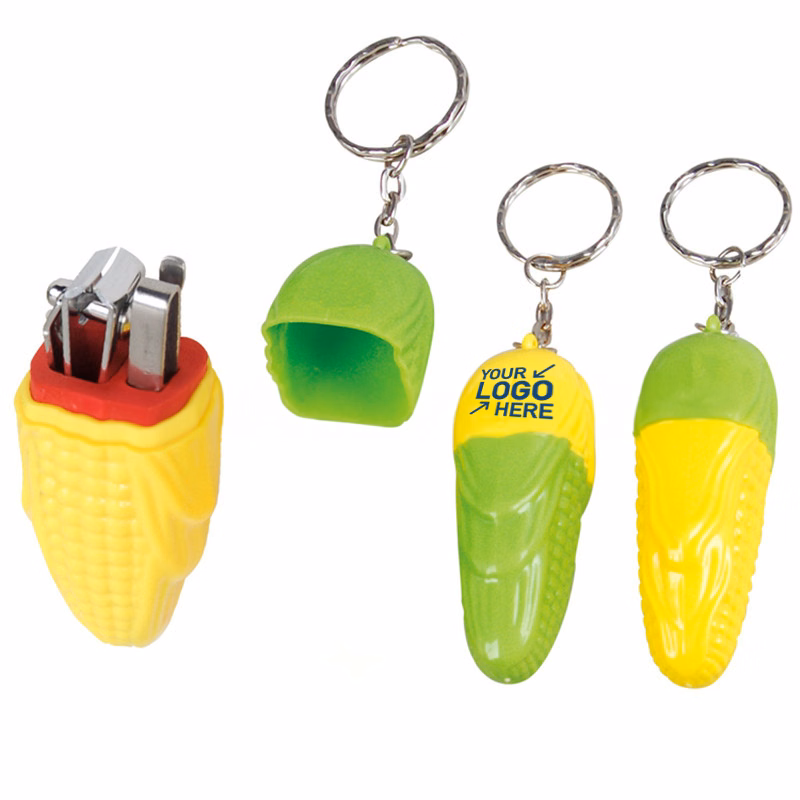 Corn Shape Nail Cutter Hygiene 3 in 1 Set Keychain