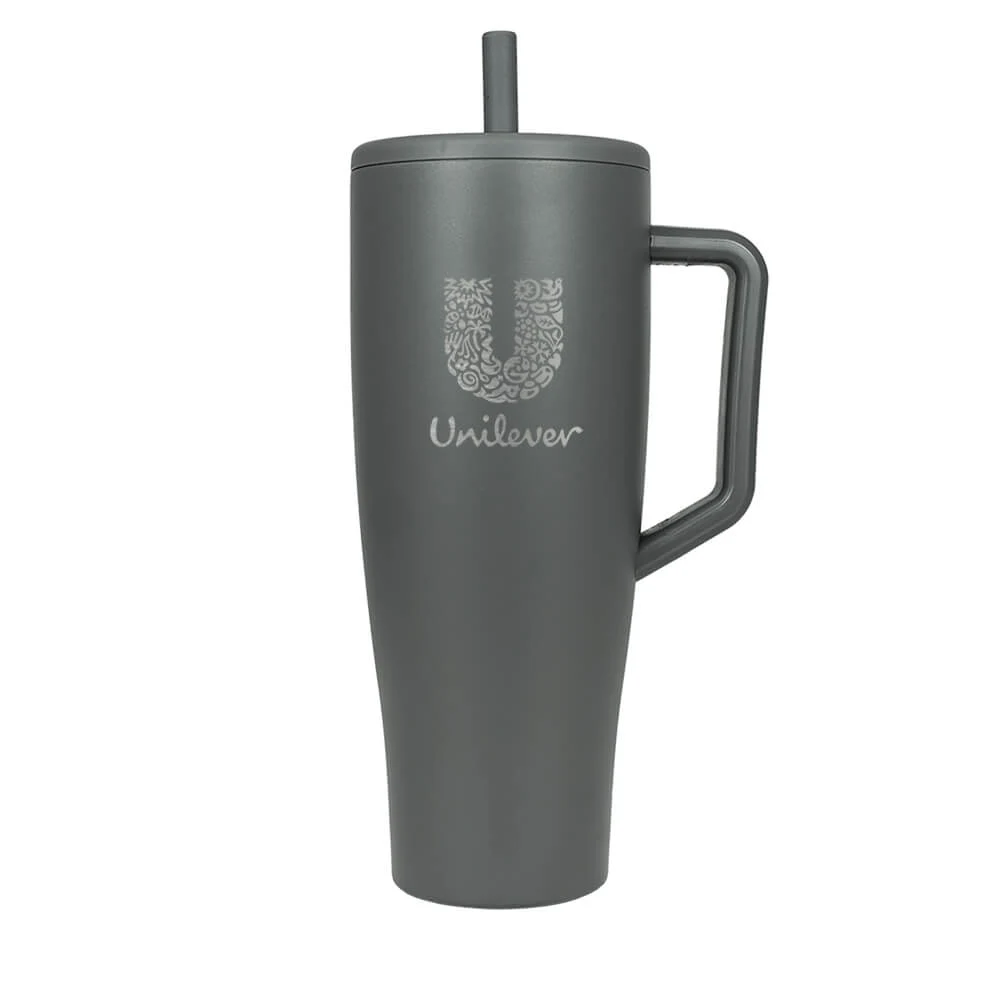 BruMate Era 40oz Mug Grey, custom tumbler with logo imprint 1