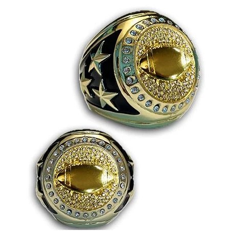 Football Championship Bling Ring Gold 1