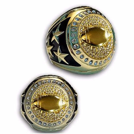Football Championship Bling Ring Gold