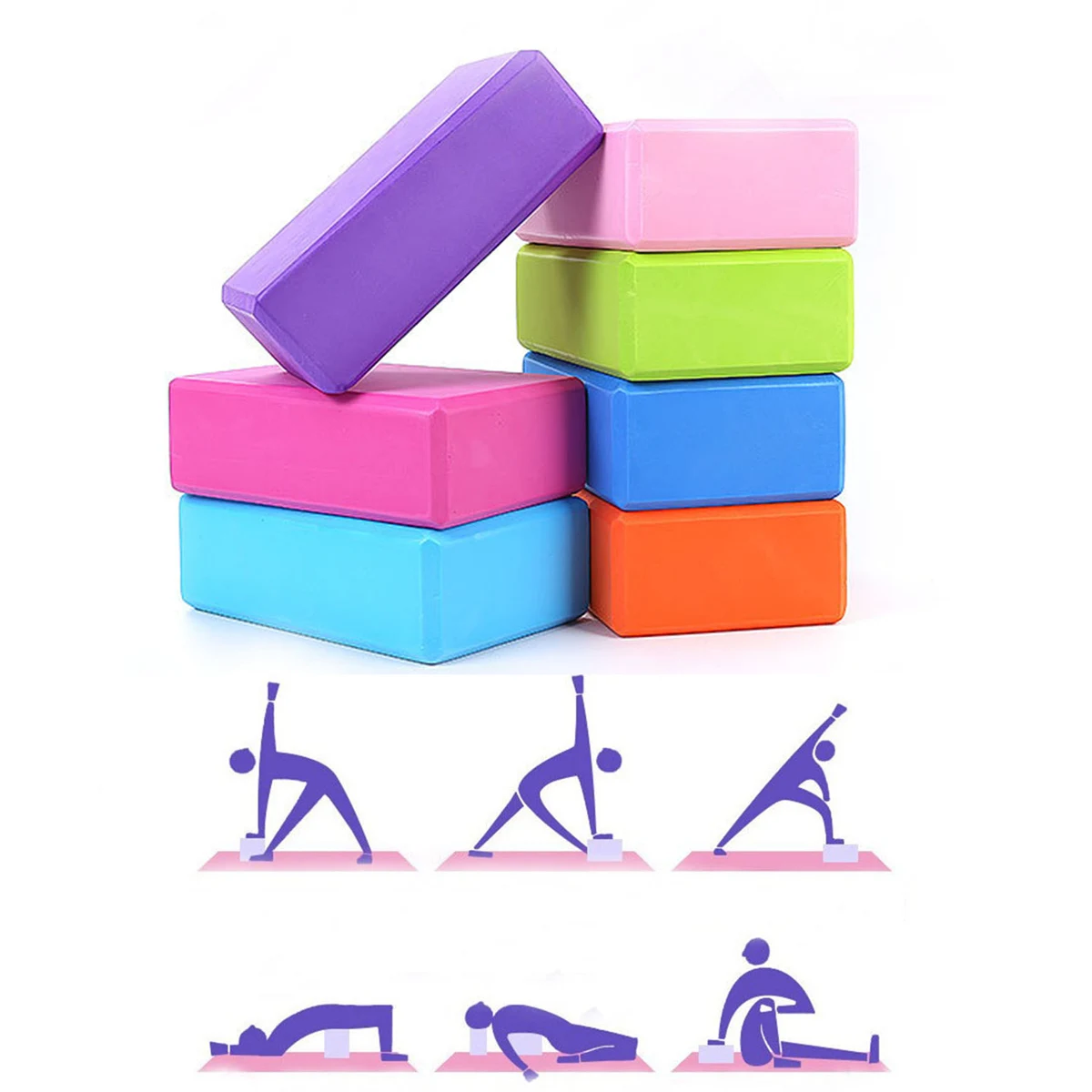 EVA Yoga Exercise Blocks, custom sports ball with logo imprint 1
