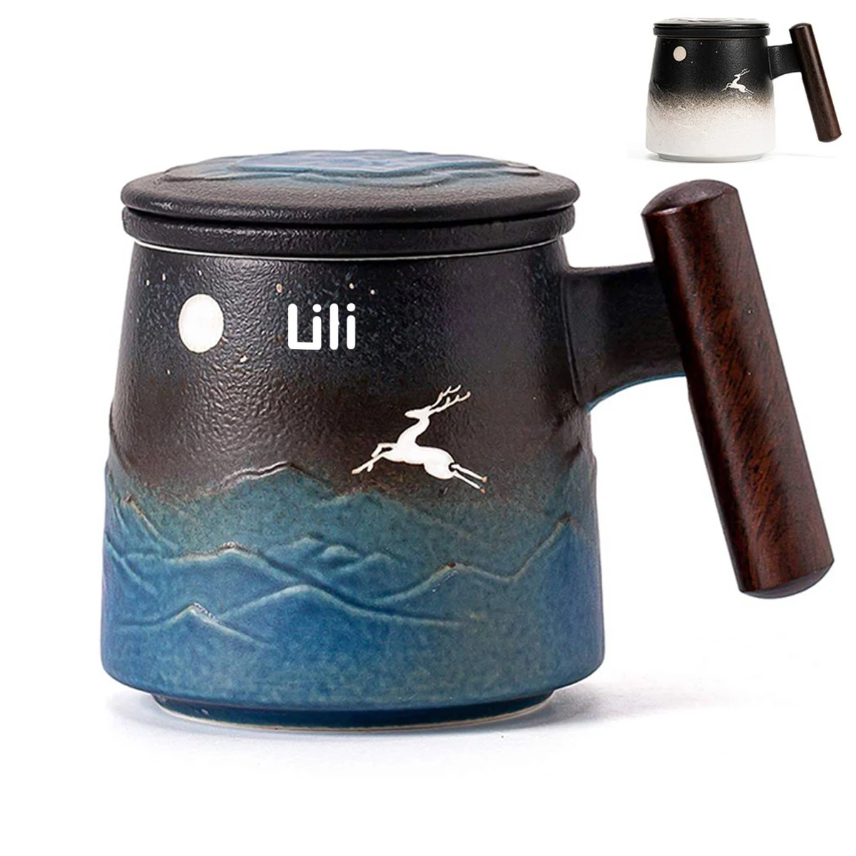 Customized Ceramic Mug With Filter 1