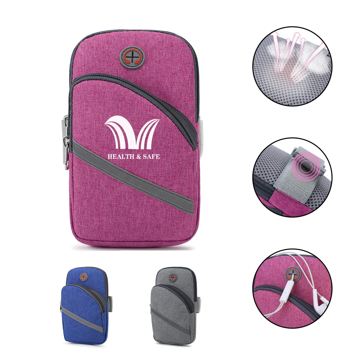 Running Armband with pocket Sports Phone Holder Case 1