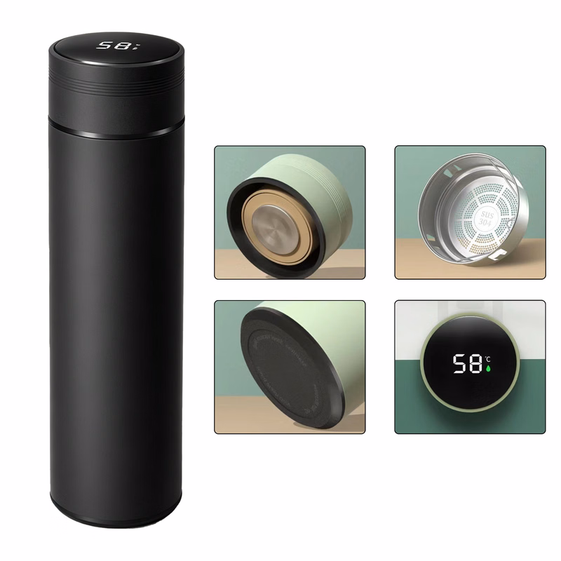 Temperature Display Stainless Steel Vacuum Insulated Bottle
