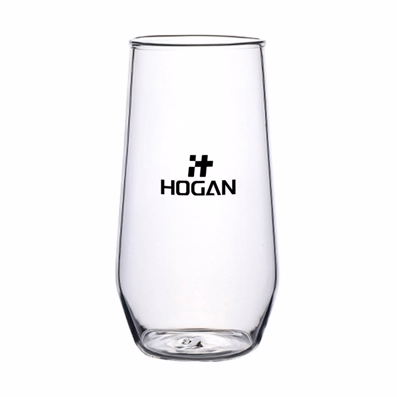 16 oz European style single-layer glass cup