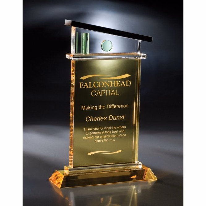 Artistic Expressions Crystal Vista del Mar Award