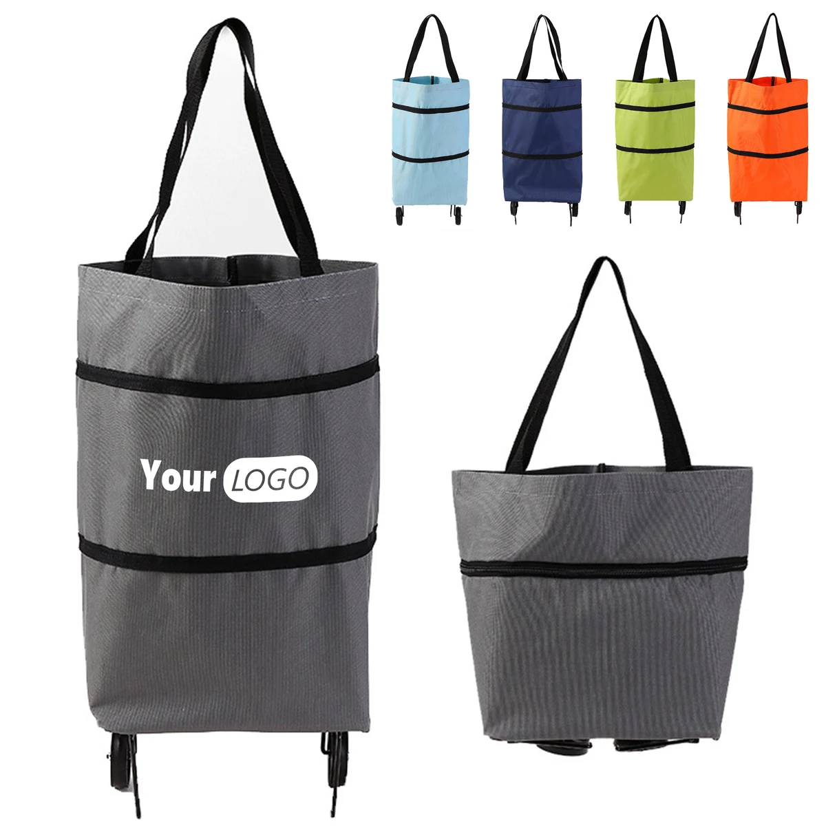 Oxford Fashionable Foldable Reusable Shopping Bag, custom tote bag with logo imprint 1