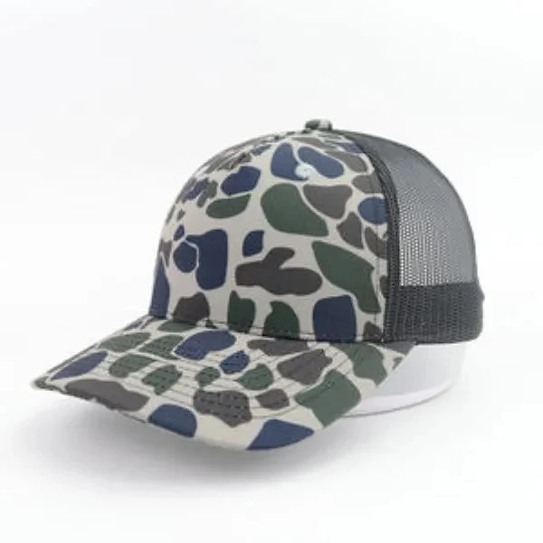 Black Desert Camo 5 Panel Trucker Hat 1