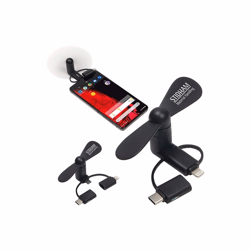 Portable 3 in 1 Mini USB Phone Fan
