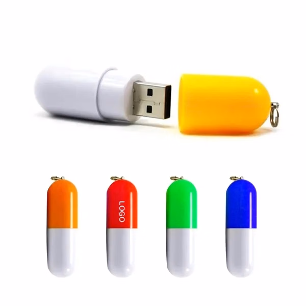 8GB Pill-Shaped USB Drive