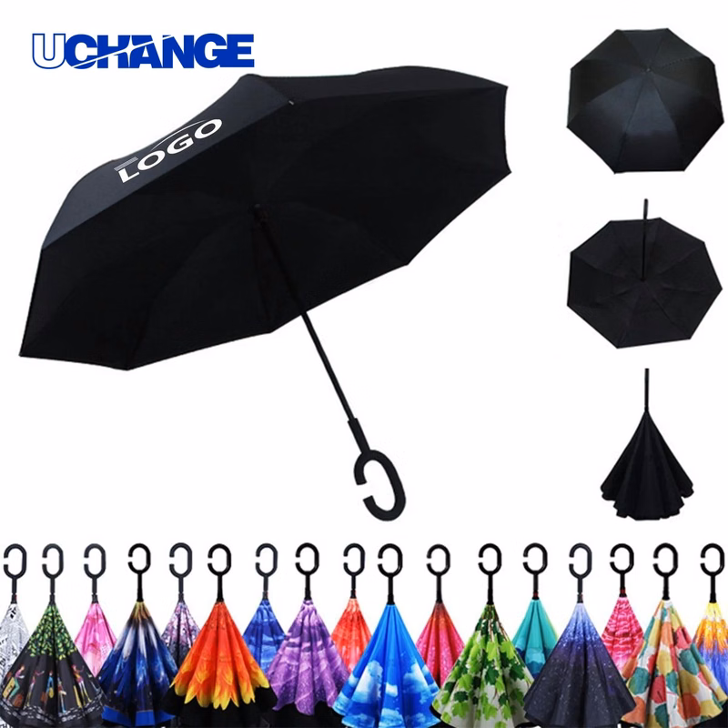 SkyView Inverted Umbrella with C Handle