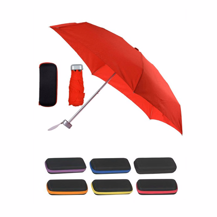 Mini 5 Folding Umbrella With EVA Case