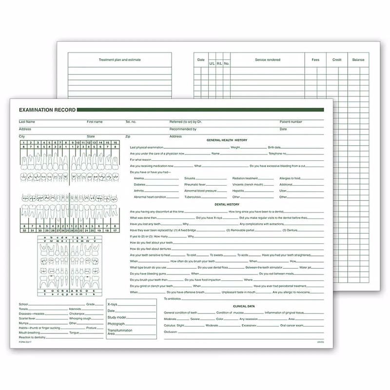 Dental General Examination Records