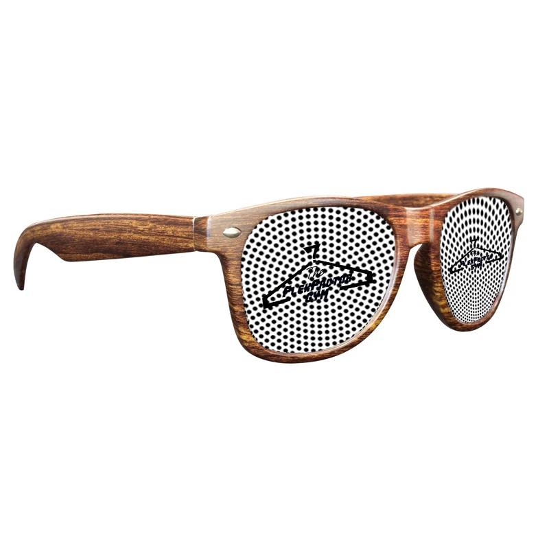 Full Color Medium Wood Tone Miami Sunglasses 1