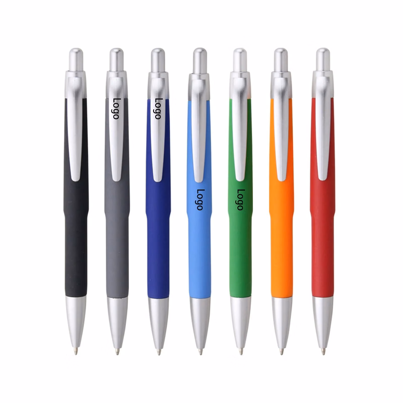MOQ 20pcs 0.5mm Black Spray Glue Press Ballpoint Pen