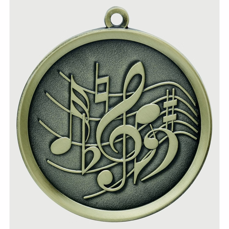 Music Mega Medal, 2-1/4"