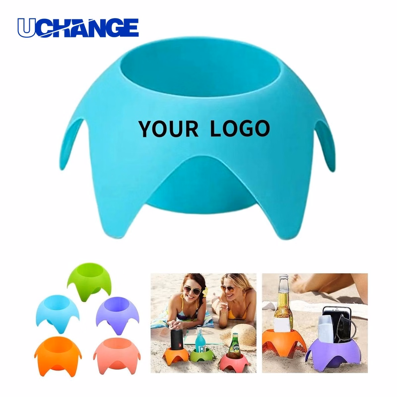 Sand-Free Drink Coaster for Outdoor Use Plastic