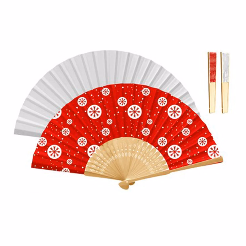 Handheld Foldable Full Color Bamboo Fan