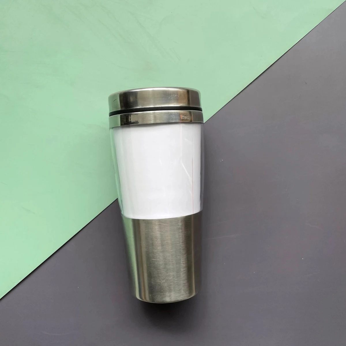 Stainless Steel Double Beer Mug 1