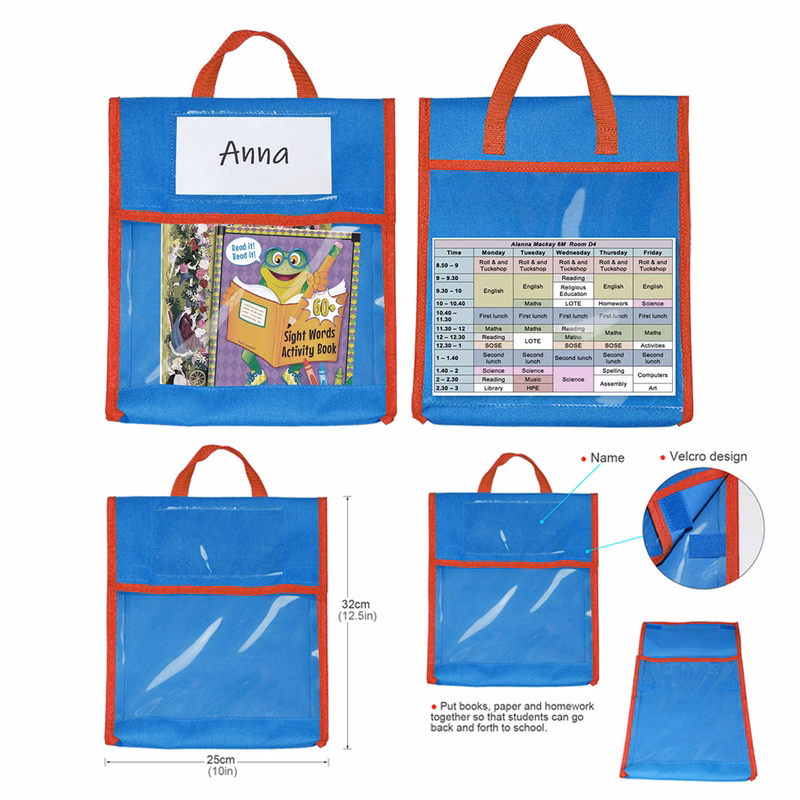 Transparent tote storage bag
