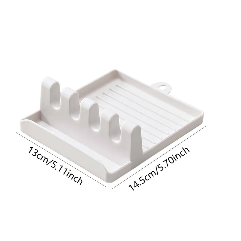 Utensil And Spoon Rest with Deep Drip 1