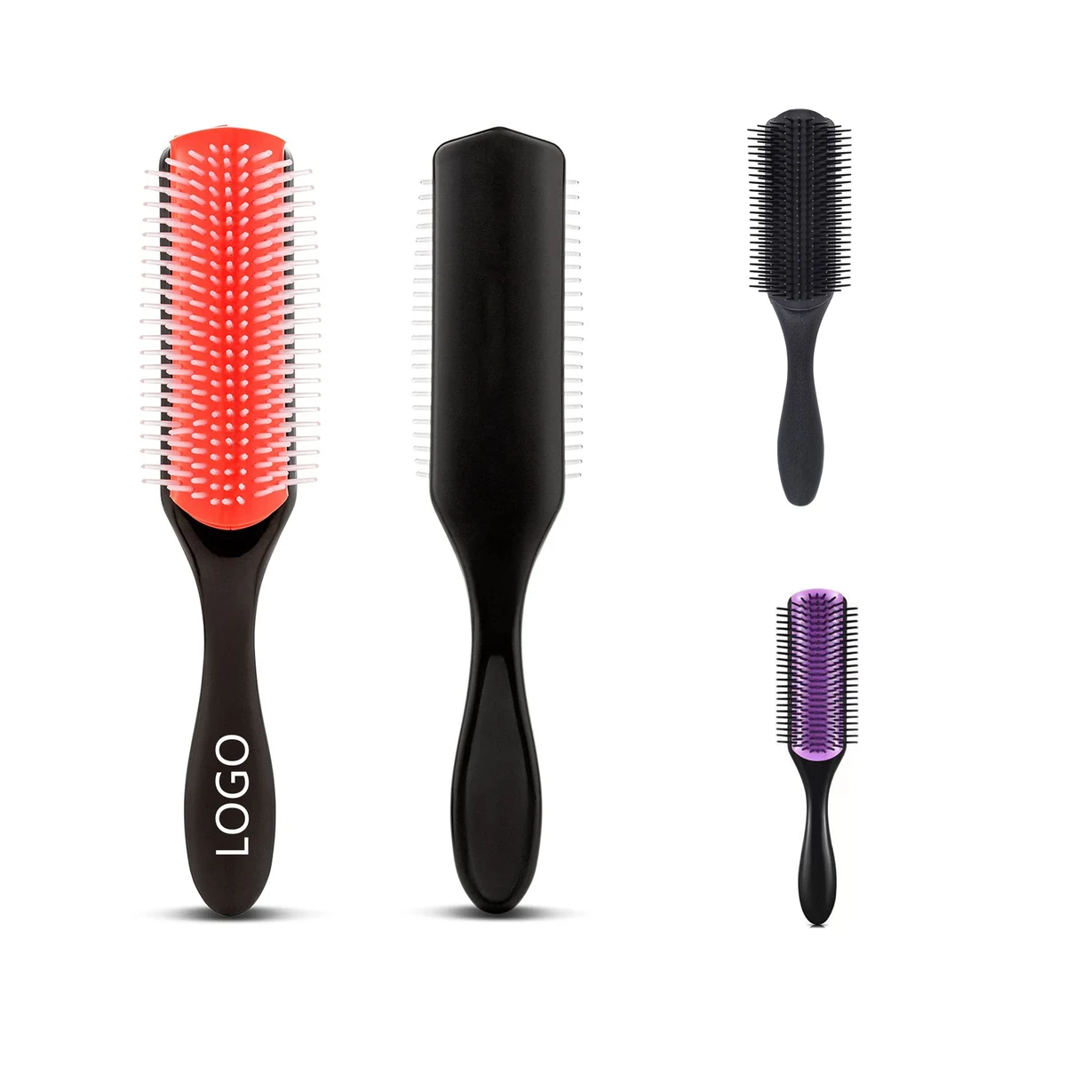 9 Row Curly Hair Brush For Styling 1
