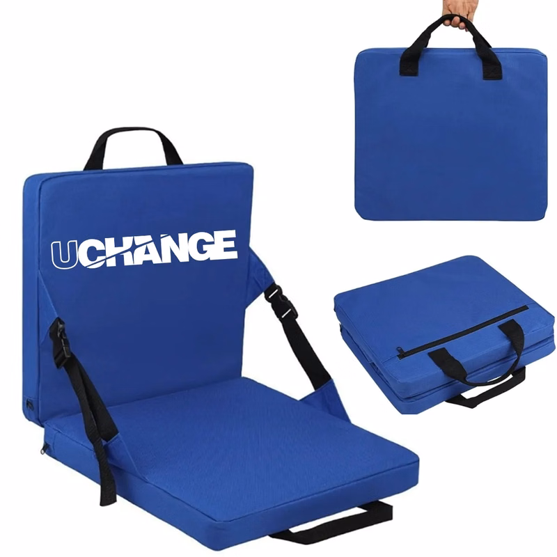 Portable Folding Stadium Seat With Backrest And Straps