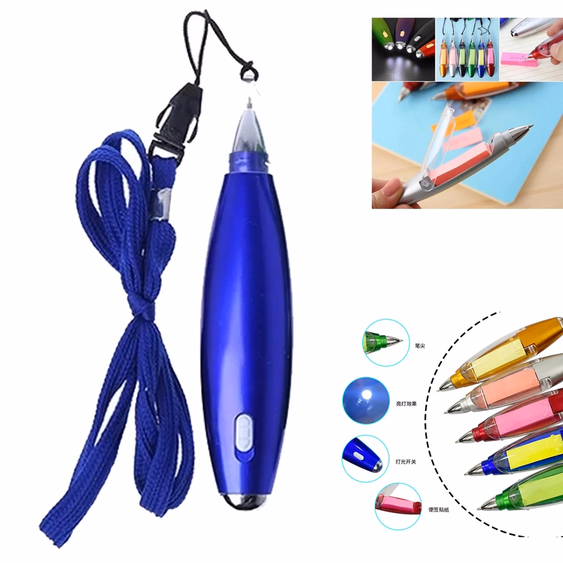 Flashlight Pen with Note