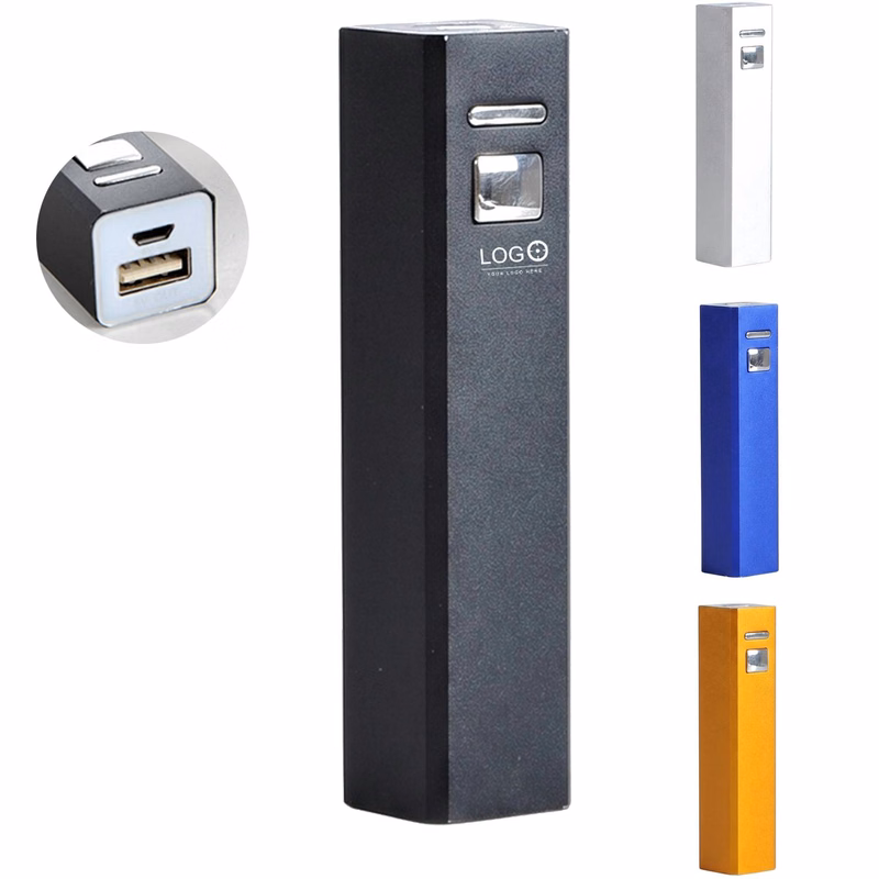 2600mAh Aluminum Alloy Power Bank