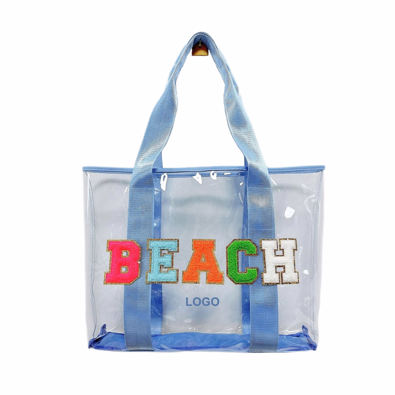 Large Chenille Letter Tote Bag (direct import)