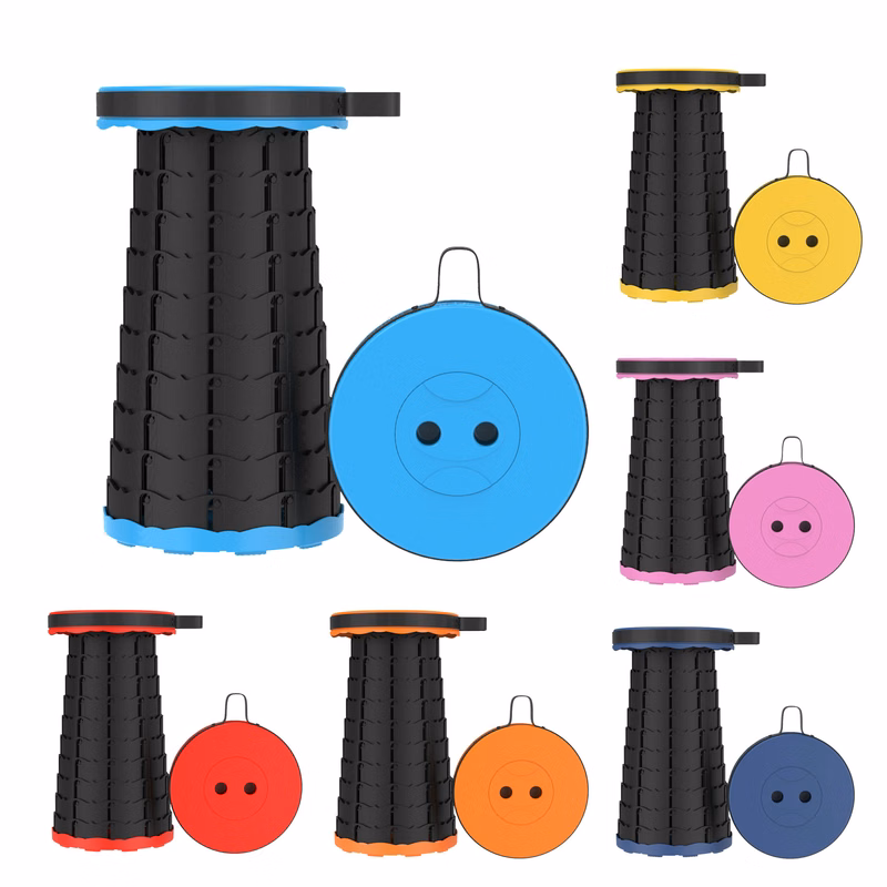 Portable Telescoping Folding Stool