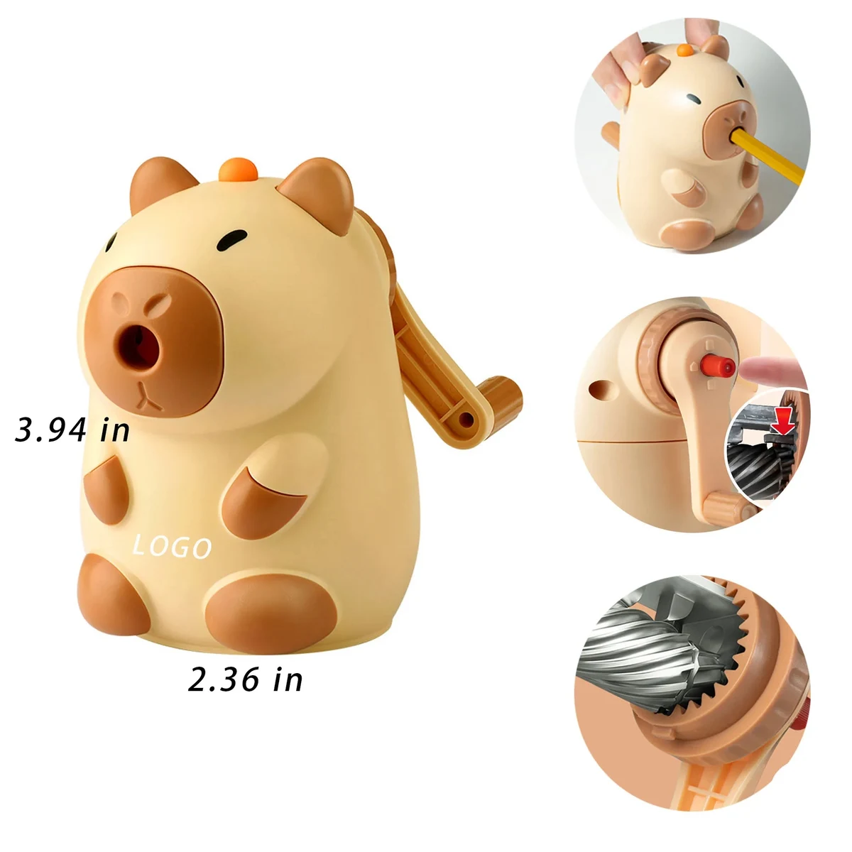 Plastic Pencil Sharpener With Logo For Safety,Sustainable 1