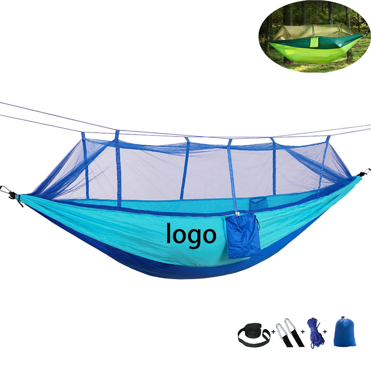 Outdoor Hammock with Mosquito Net 1