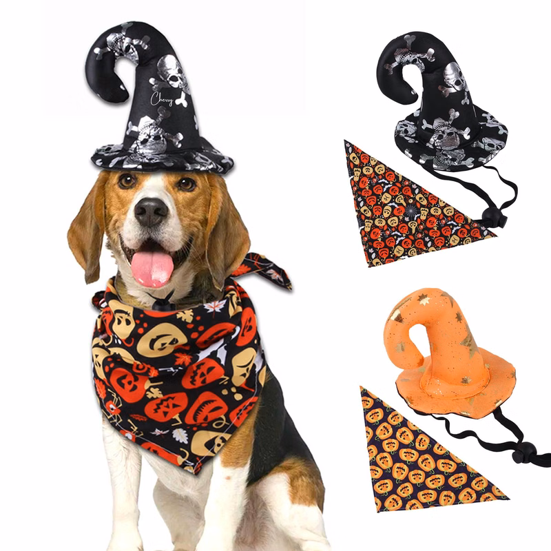 Halloween Hat/Scarf Decoration For Pet