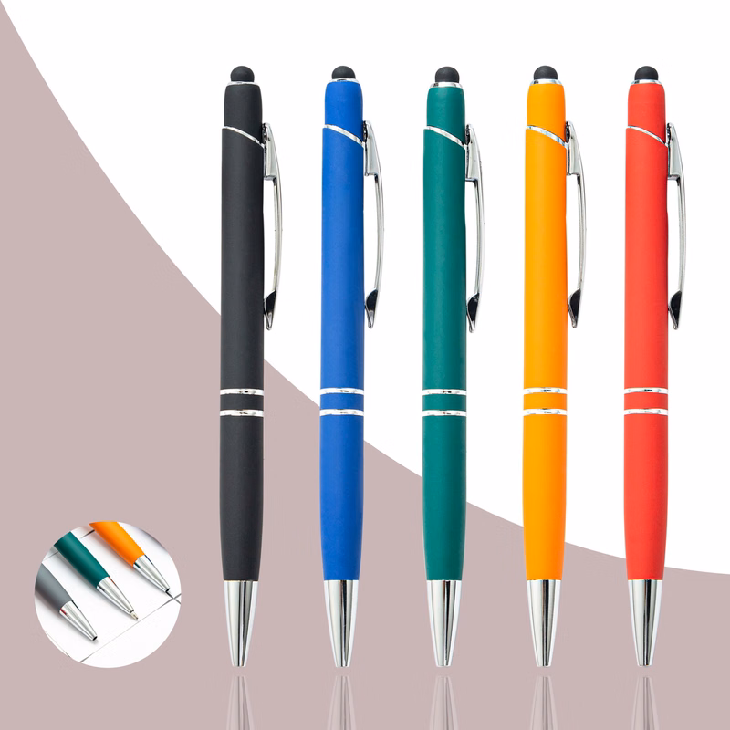 Touch Screen Metal Ballpoint Pen with Stylus