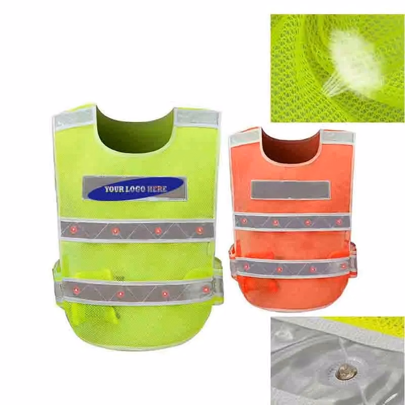 MOQ20 LED Light Up Running Reflective Vest