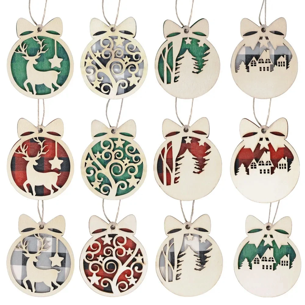 New Wooden Pendant For Christmas 1