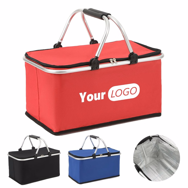 Insulated Picnic Basket with Handle