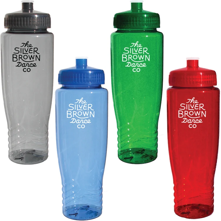 28 oz Eco-Polyclear Sports Bottle - PET Plastic - USA Made 1