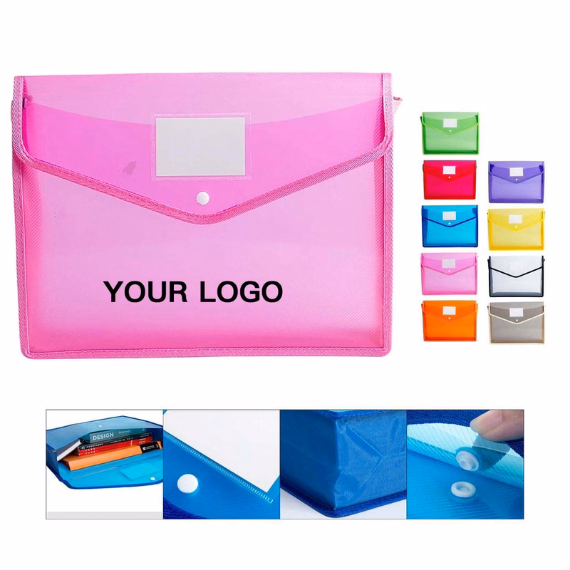 Large File Folder with Secure Snap Closure