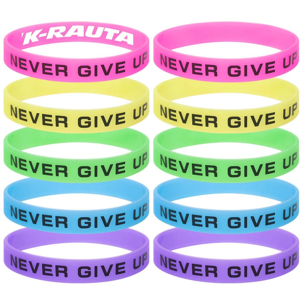 Glow in the Dark Printed Silicone Wristband 1
