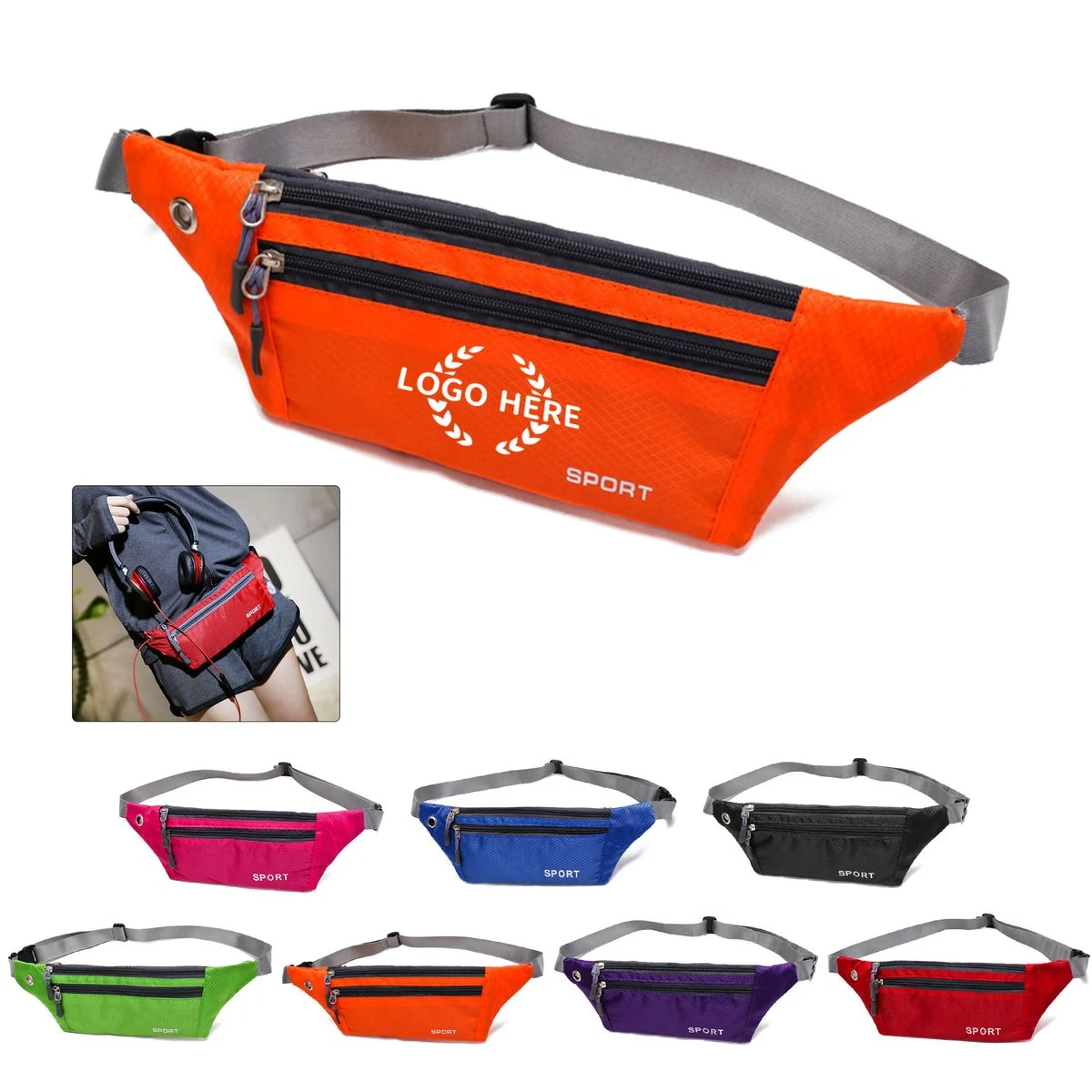 Running Fanny Pack with Adjustable Strap 1