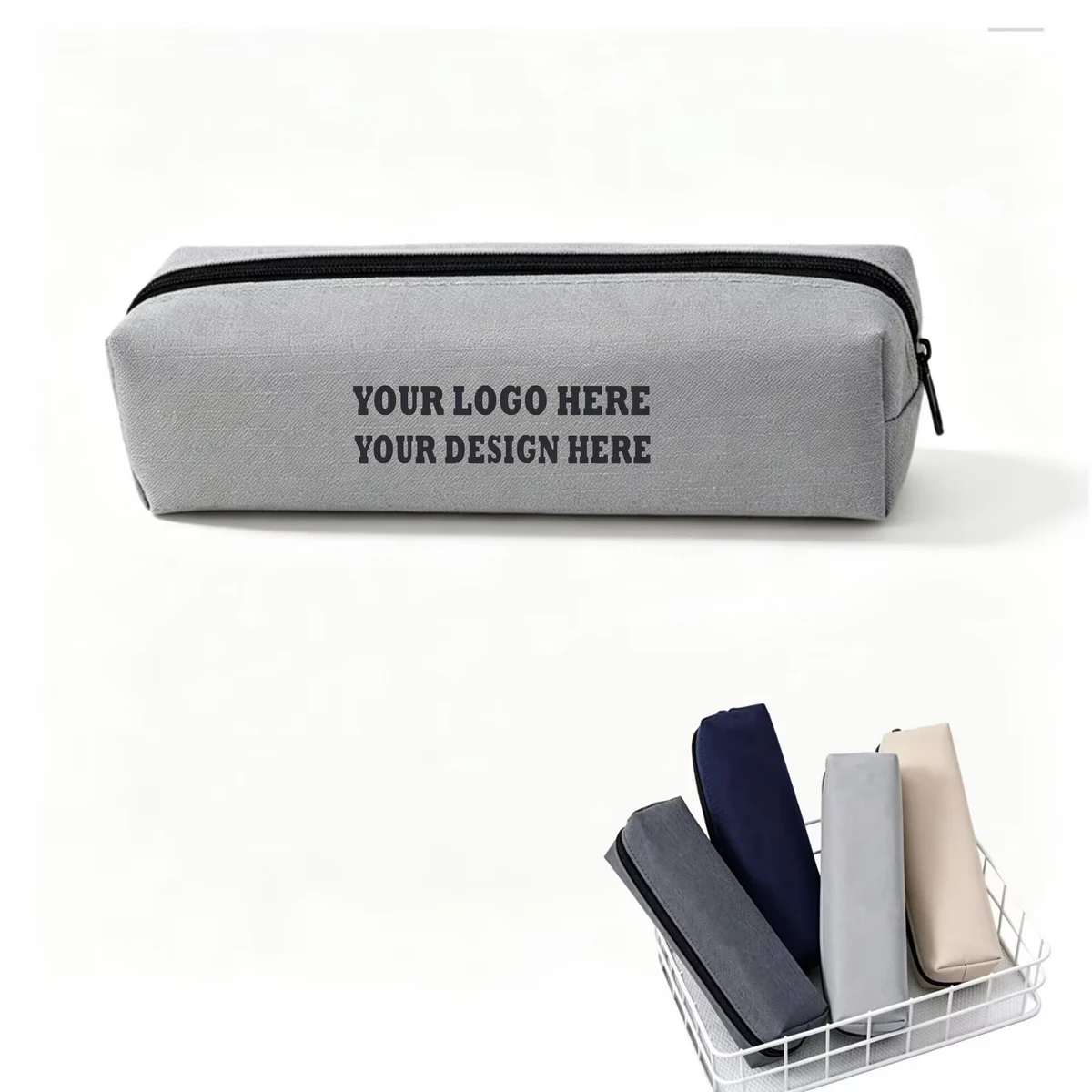 Canvas Stationery Zipper Pouch For Daily Carry 1