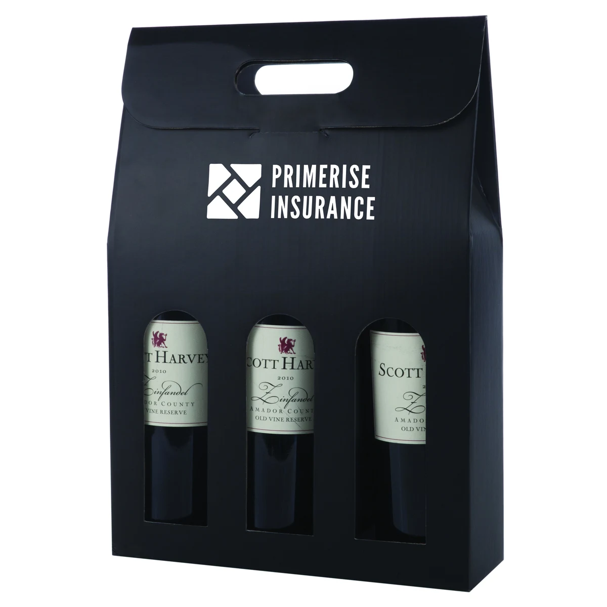 Cakewalk Marketplace: 3-Bottle Wine Carrier Box 1