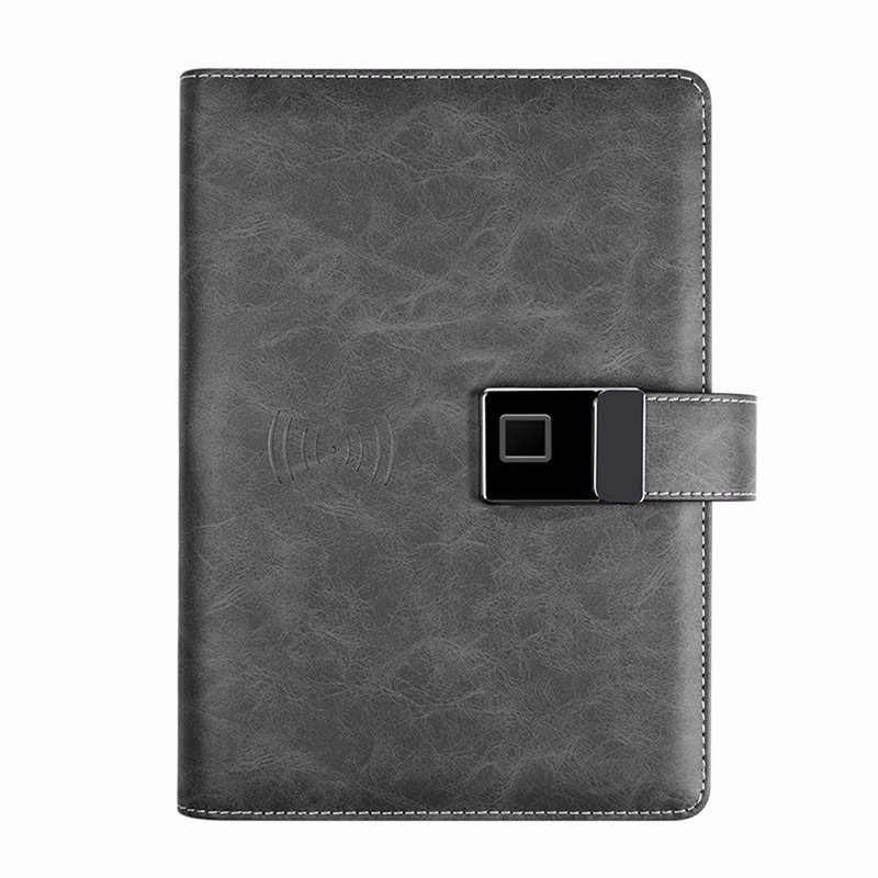 Biometric Secure Notebook with Display and Calculator