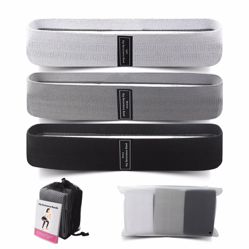 3 Different Strenth Resistance Booty Bands