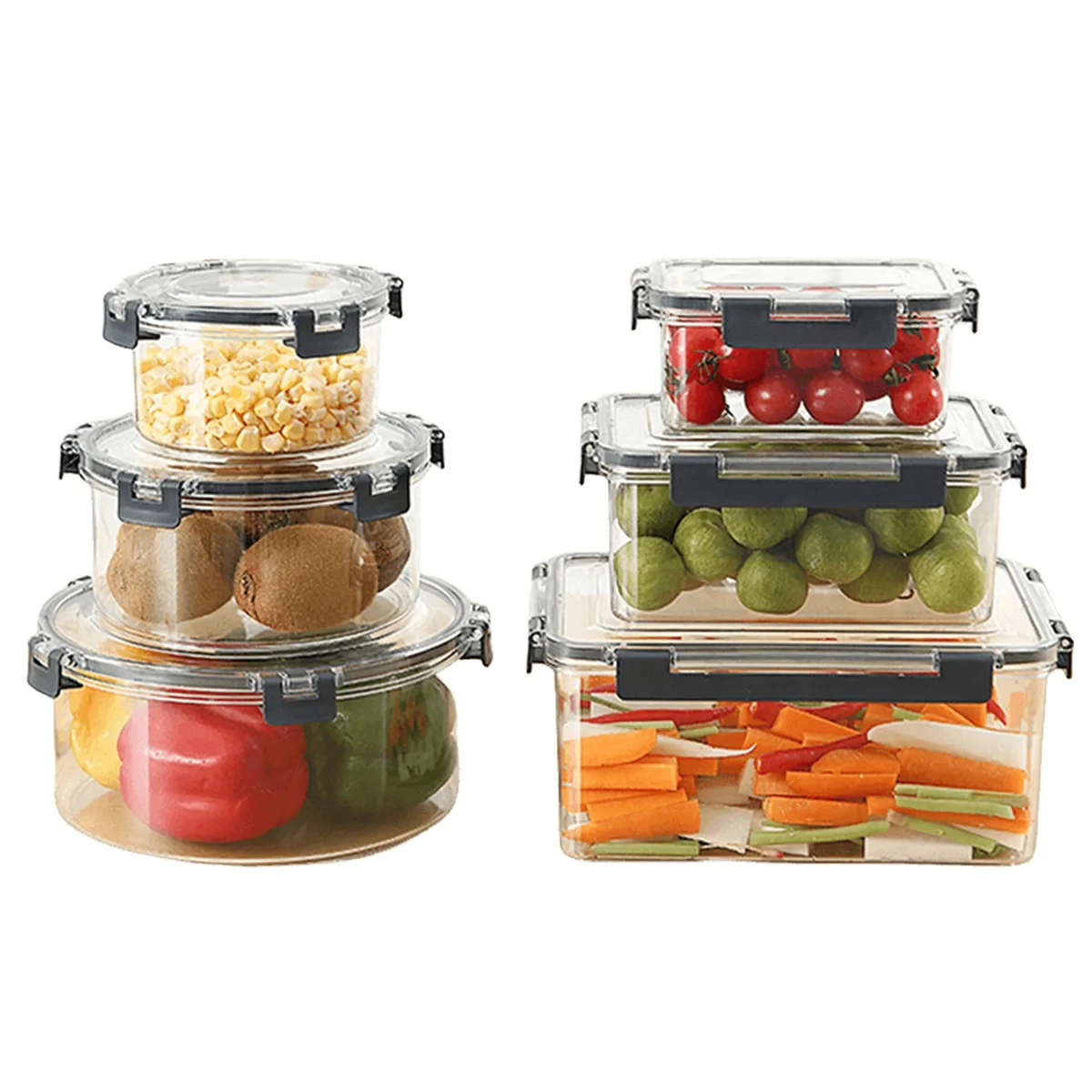 Airtight Plastic Containers BPA-Free 1