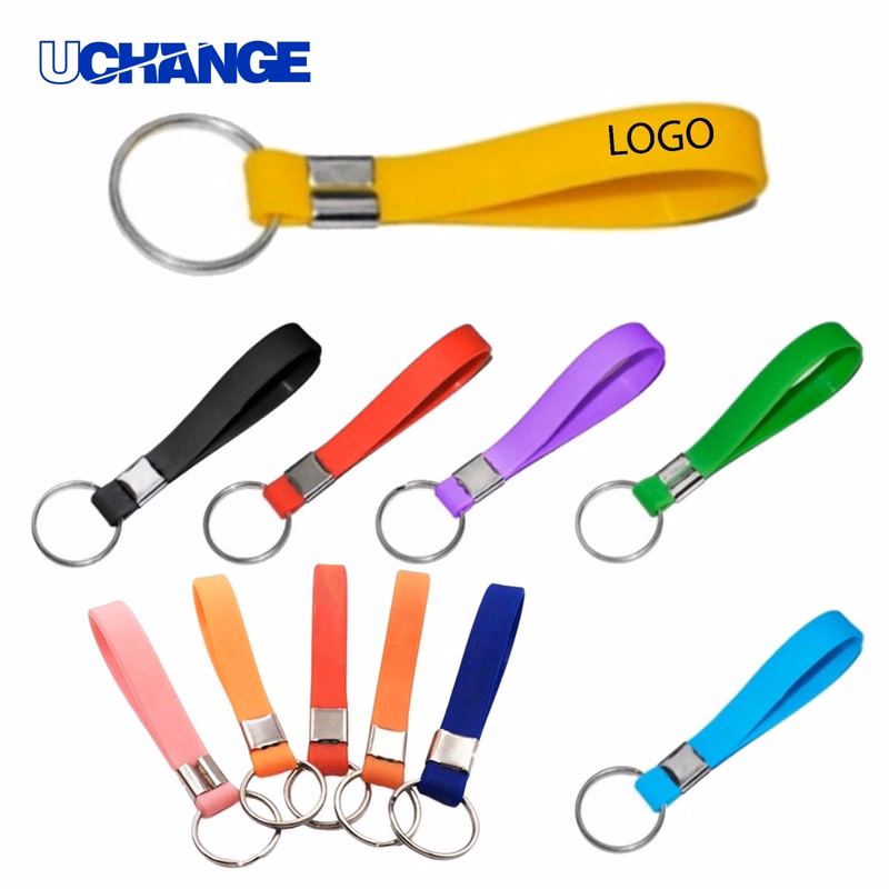Custom Logo Silicone Keychain