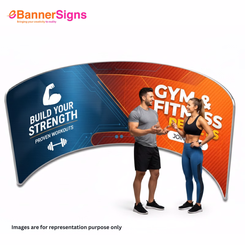 10 FT Exhibit Backdrop H2 (Graphics + Hardware)